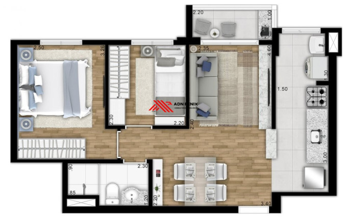 Imagem Apartamento com 2 Quartos à Venda, 48 m² em Vila Galvão - Guarulhos Imagem Apartamento com 2 Quartos à Venda, 48 m² em Vila Galvão - Guarulhos