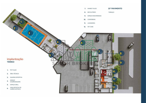 Imagem Apartamento com 2 Quartos à Venda, 26 m² em Portão - Curitiba Imagem Apartamento com 2 Quartos à Venda, 26 m² em Portão - Curitiba