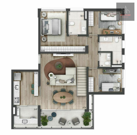 Imagem Apartamento com 3 Quartos à Venda, 222 m² em Sumaré - São Paulo