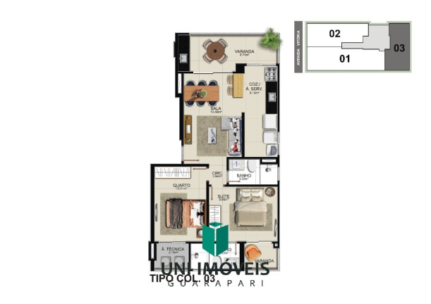 Imagem Apartamento com 2 Quartos à Venda, 71 m² em Praia Do Morro - Guarapari Imagem Apartamento com 2 Quartos à Venda, 71 m² em Praia Do Morro - Guarapari