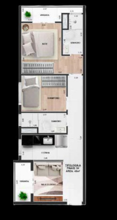 Imagem Apartamento com 1 Quarto à Venda, 66 m² em Vila Matilde - São Paulo