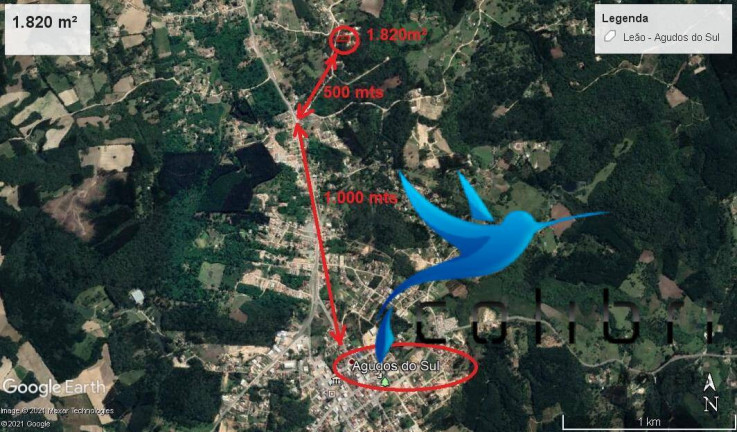 Imagem Terreno à Venda, 1.820 m² em Leão - Agudos Do Sul Imagem Terreno à Venda, 1.820 m² em Leão - Agudos Do Sul