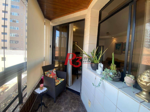 Imagem Apartamento com 3 Quartos para Alugar, 159 m² em Gonzaga - Santos