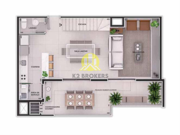Imagem Cobertura com 3 Quartos à Venda, 127 m² em Rebouças - Curitiba Imagem Cobertura com 3 Quartos à Venda, 127 m² em Rebouças - Curitiba