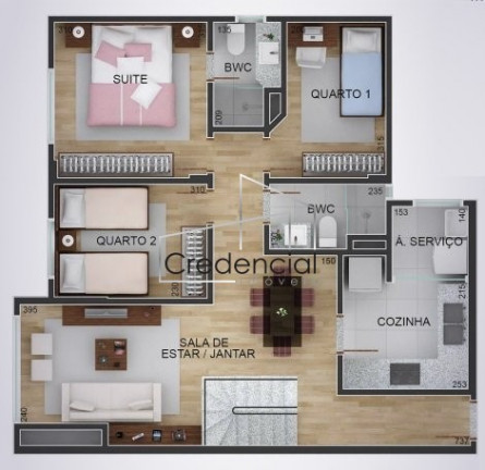Imagem Cobertura com 3 Quartos à Venda, 142 m² em água Verde - Curitiba