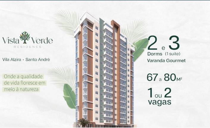 Imagem Apartamento com 2 Quartos à Venda, 67 m² em Vila Alzira - Santo André Imagem Apartamento com 2 Quartos à Venda, 67 m² em Vila Alzira - Santo André