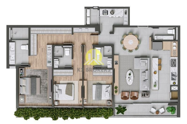 Imagem Apartamento com 3 Quartos à Venda, 132 m² em Centro Cívico - Curitiba Imagem Apartamento com 3 Quartos à Venda, 132 m² em Centro Cívico - Curitiba
