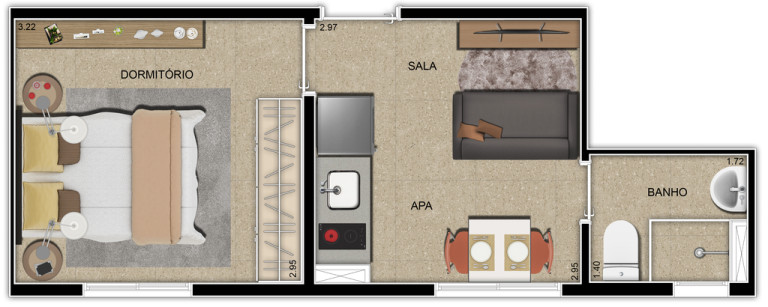 Imagem Apartamento com 1 Quarto à Venda, 24 m² em Barra Funda - São Paulo Imagem Apartamento com 1 Quarto à Venda, 24 m² em Barra Funda - São Paulo