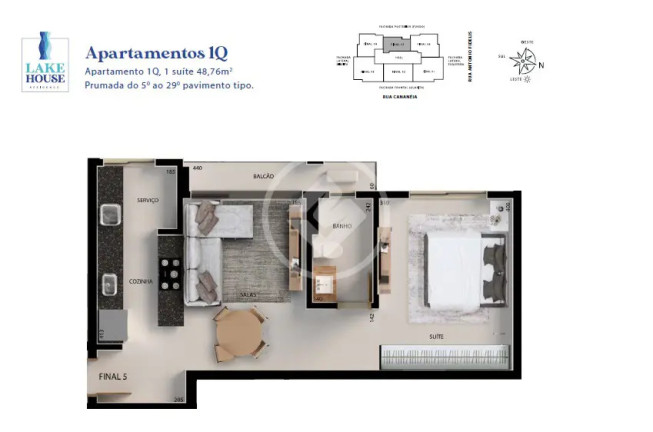 Imagem Apartamento com 1 Quarto à Venda, 49 m² em Parque Amazônia - Goiânia Imagem Apartamento com 1 Quarto à Venda, 49 m² em Parque Amazônia - Goiânia