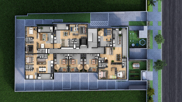 Imagem Apartamento com 2 Quartos à Venda, 59 m² em água Verde - Curitiba Imagem Apartamento com 2 Quartos à Venda, 59 m² em água Verde - Curitiba