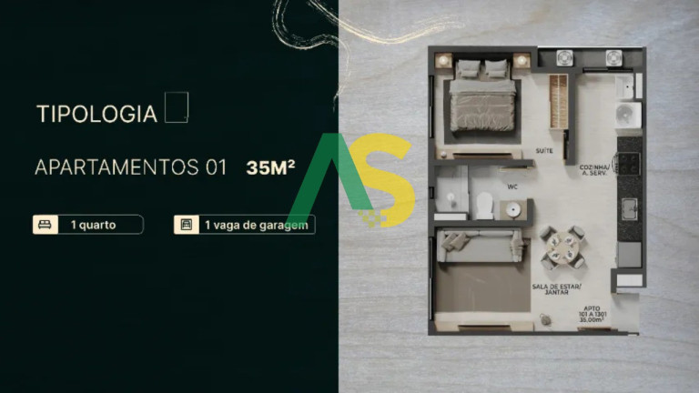 Imagem Imóvel com 2 Quartos à Venda, 62 m² em Bairro Novo - Olinda