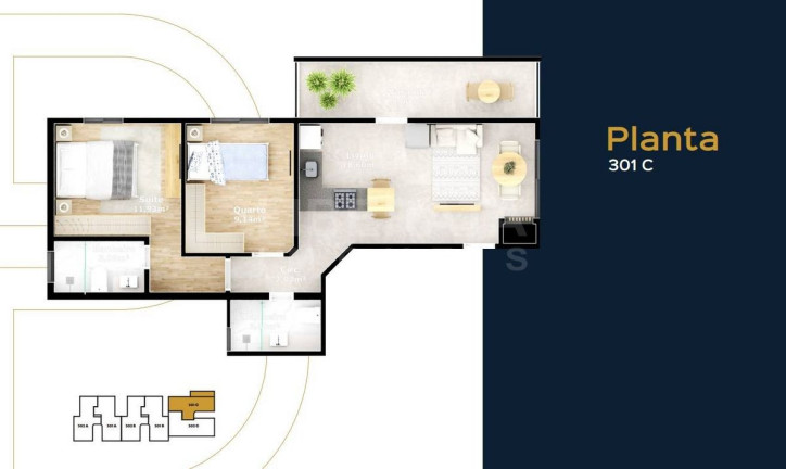 Imagem Apartamento com 2 Quartos à Venda, 52 m² em Meia Praia - Navegantes Imagem Apartamento com 2 Quartos à Venda, 52 m² em Meia Praia - Navegantes