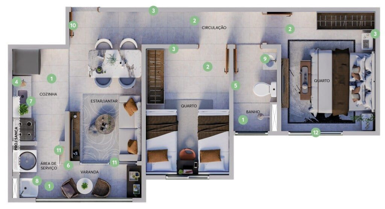 Imagem Apartamento com 2 Quartos à Venda, 44 m² em Engordadouro - Jundiaí Imagem Apartamento com 2 Quartos à Venda, 44 m² em Engordadouro - Jundiaí