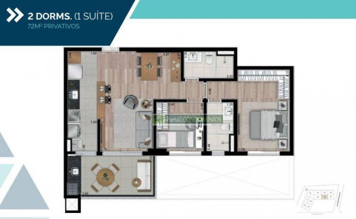 Imagem Apartamento com 2 Quartos à Venda, 72 m² em Cabral - Curitiba Imagem Apartamento com 2 Quartos à Venda, 72 m² em Cabral - Curitiba