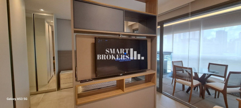 Imagem Apartamento com 1 Quarto para Alugar, 42 m² em Brooklin Paulista - São Paulo