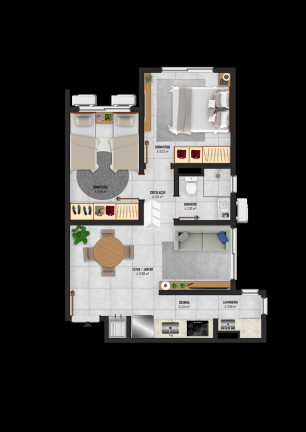 Imagem Apartamento com 1 Quarto à Venda, 39 m² em Nossa Senhora Do Rosário - Santa Maria Imagem Apartamento com 1 Quarto à Venda, 39 m² em Nossa Senhora Do Rosário - Santa Maria