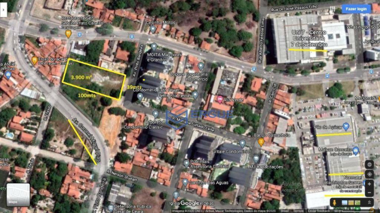 Terreno à Venda, 3.900 m² em Engenheiro Luciano Cavalcante - Fortaleza