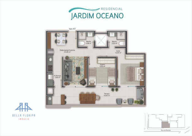 Imagem Apartamento com 2 Quartos à Venda, 94 m² em Canasvieiras - Florianópolis