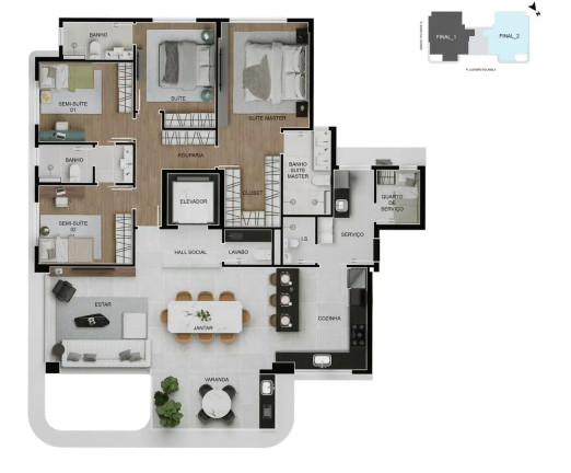 Imagem Apartamento com 4 Quartos à Venda, 149 m² em Gutierrez - Belo Horizonte Imagem Apartamento com 4 Quartos à Venda, 149 m² em Gutierrez - Belo Horizonte