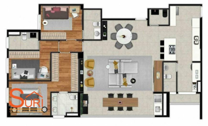 Imagem Apartamento com 4 Quartos à Venda, 130 m² em Centro - Diadema Imagem Apartamento com 4 Quartos à Venda, 130 m² em Centro - Diadema