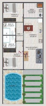 Imagem Casa com 2 Quartos à Venda, 90 m² em Balneário Primavera - Pontal Do Paraná