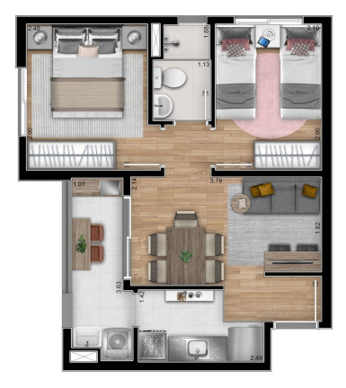 Imagem Apartamento com 2 Quartos à Venda, 34 m² em Vila Tolstoi - São Paulo Imagem Apartamento com 2 Quartos à Venda, 34 m² em Vila Tolstoi - São Paulo