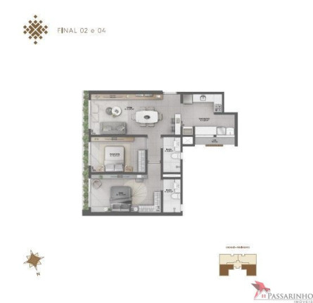 Imagem Apartamento com 2 Quartos à Venda, 81 m² em Centro - Torres Imagem Apartamento com 2 Quartos à Venda, 81 m² em Centro - Torres
