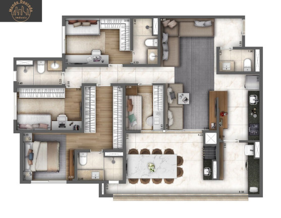 Imagem Apartamento com 4 Quartos à Venda, 119 m² em Ipiranga - São Paulo
