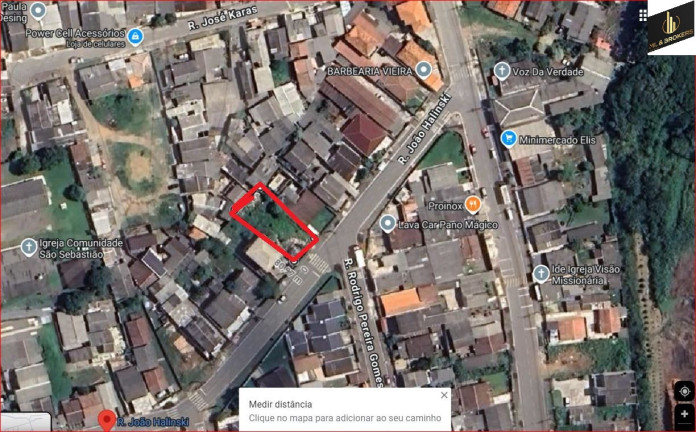 Terreno à Venda, 360 m² em Thomaz Coelho - Araucária