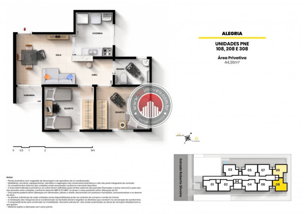 Imagem Apartamento com 2 Quartos à Venda, 44 m² em Centro - Nilopolis Imagem Apartamento com 2 Quartos à Venda, 44 m² em Centro - Nilopolis