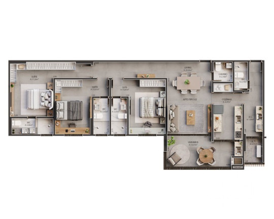 Imagem Apartamento com 3 Quartos à Venda, 131 m² em Renato Gonçalves - Barreiras Imagem Apartamento com 3 Quartos à Venda, 131 m² em Renato Gonçalves - Barreiras