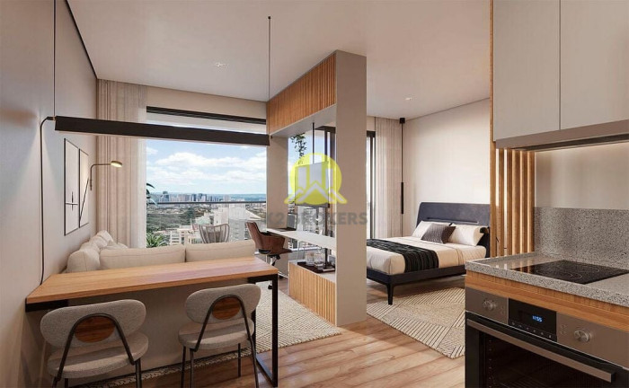 Imagem Studio com 1 Quarto à Venda, 33 m² em Cristo Rei - Curitiba