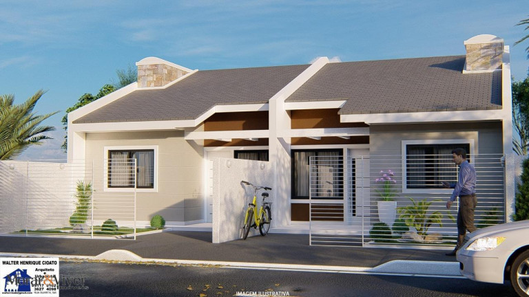 Imagem Casa com 3 Quartos à Venda, 55 m² em Santa Terezinha - Fazenda Rio Grande
