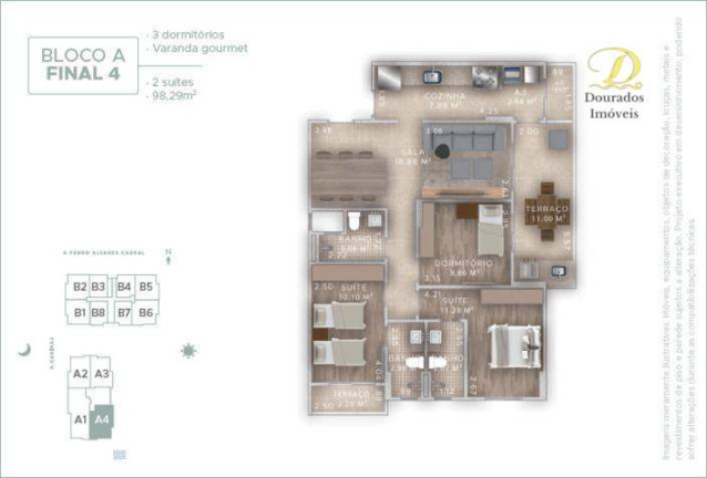 Imagem Apartamento com 3 Quartos à Venda, 98 m² em Aviação - Praia Grande Imagem Apartamento com 3 Quartos à Venda, 98 m² em Aviação - Praia Grande