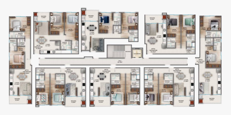 Imagem Apartamento com 2 Quartos à Venda, 70 m² em Bombas - Bombinhas Imagem Apartamento com 2 Quartos à Venda, 70 m² em Bombas - Bombinhas