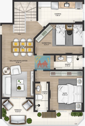 Imagem Apartamento com 2 Quartos à Venda, 71 m² em Caiçara - Praia Grande Imagem Apartamento com 2 Quartos à Venda, 71 m² em Caiçara - Praia Grande