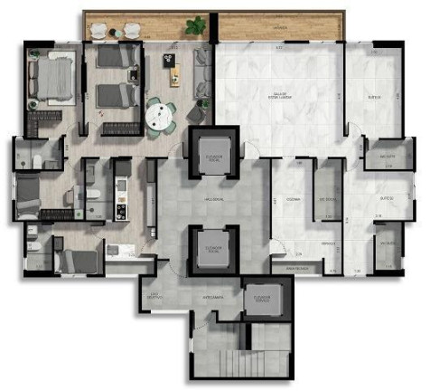 Imagem Apartamento com 2 Quartos à Venda, 83 m² em Manaíra - João Pessoa Imagem Apartamento com 2 Quartos à Venda, 83 m² em Manaíra - João Pessoa