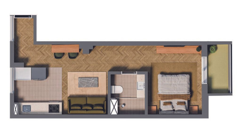 Imagem Apartamento com 1 Quarto à Venda, 91 m² em Centro - São Paulo Imagem Apartamento com 1 Quarto à Venda, 91 m² em Centro - São Paulo