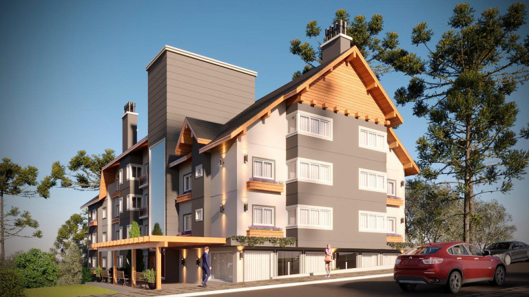 Imagem Apartamento com 1 Quarto à Venda, 38 m² em Moura - Gramado Imagem Apartamento com 1 Quarto à Venda, 38 m² em Moura - Gramado