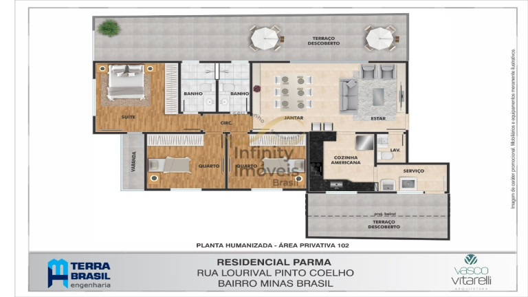 Imagem Apartamento com 3 Quartos à Venda, 44 m² em Minas Brasil - Belo Horizonte Imagem Apartamento com 3 Quartos à Venda, 44 m² em Minas Brasil - Belo Horizonte