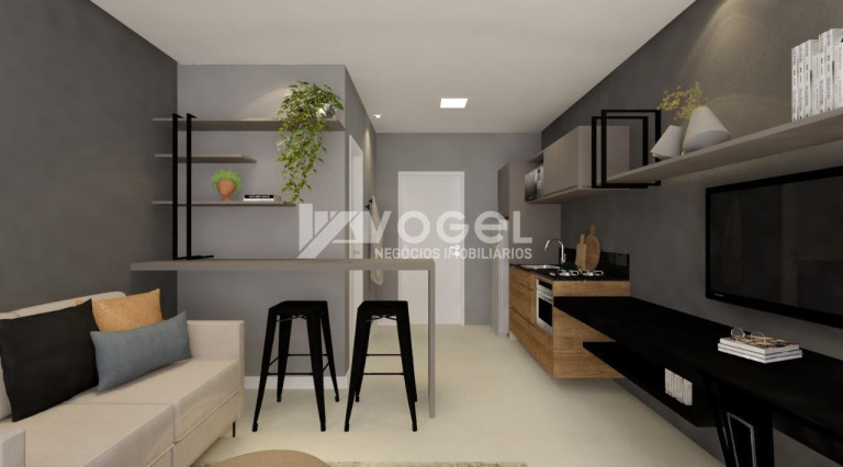 Imagem Apartamento com 1 Quarto à Venda, 24 m² em Vila Nova - Novo Hamburgo Imagem Apartamento com 1 Quarto à Venda, 24 m² em Vila Nova - Novo Hamburgo