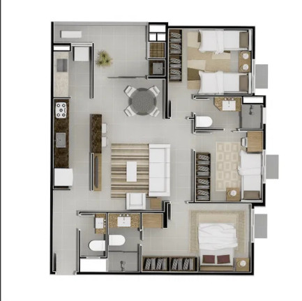 Imagem Apartamento com 3 Quartos à Venda, 82 m² em Vila Nova - Blumenau