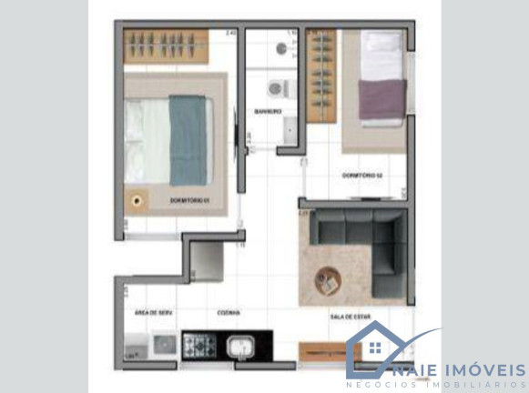 Imagem Apartamento com 2 Quartos à Venda, 40 m² em Artur Alvim - São Paulo