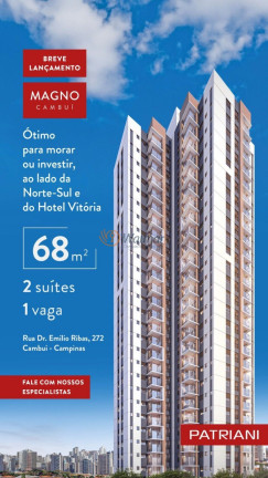 Imóvel com 2 Quartos à Venda, 68 m² em Cambuí - Campinas