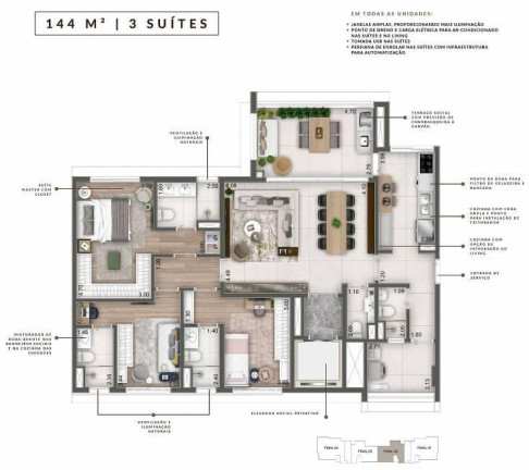 Imagem Imóvel com 3 Quartos à Venda, 144 m² em Perdizes - São Paulo Imagem Imóvel com 3 Quartos à Venda, 144 m² em Perdizes - São Paulo
