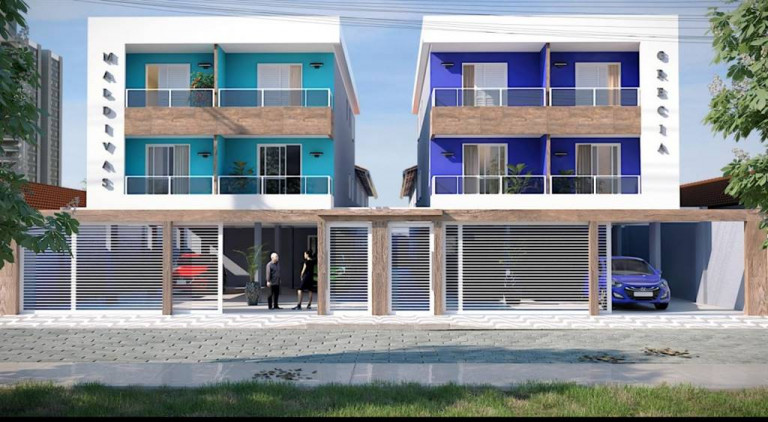 Casa com 2 Quartos à Venda, 60 m² em Maracanã - Praia Grande