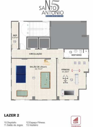 Apartamento com 1 Quarto à Venda, 51 m² em Aviação - Praia Grande