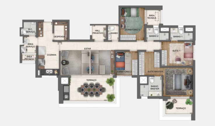 Imagem Apartamento com 4 Quartos à Venda, 185 m² em Santo Amaro - São Paulo Imagem Apartamento com 4 Quartos à Venda, 185 m² em Santo Amaro - São Paulo