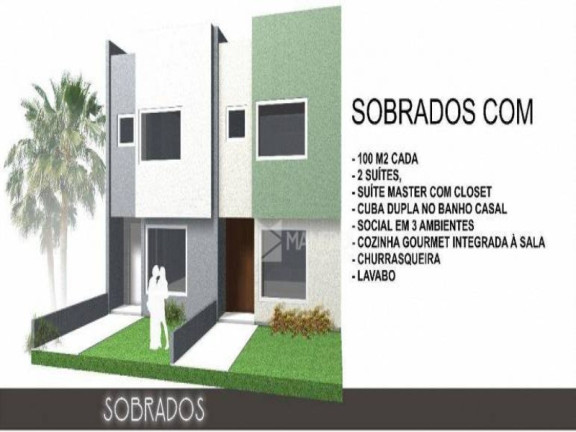 Casa com 2 Quartos à Venda, 102 m² em Alto Petrópolis - Porto Alegre