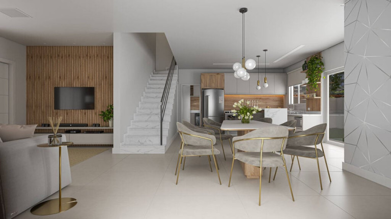 Imagem Casa com 4 Quartos à Venda, 196 m² em Orleans - Curitiba